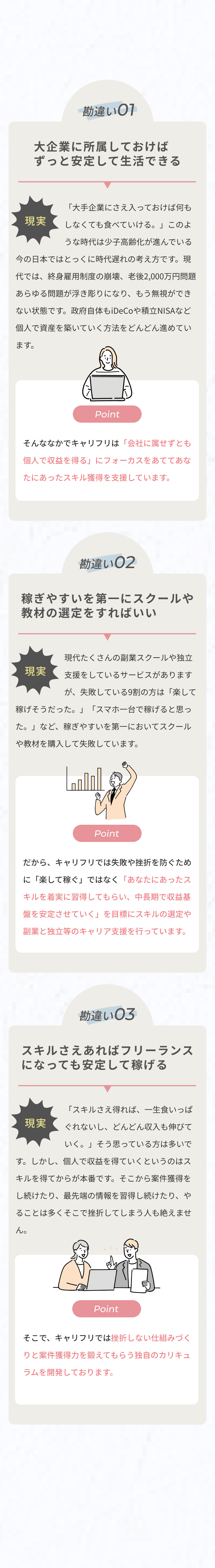 その考え…実は違います